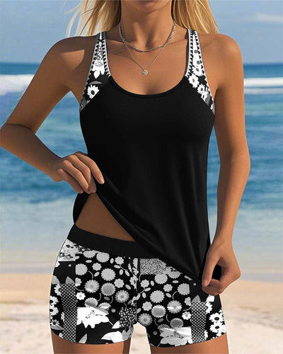 GINEVRA™ | COMFORTABLE FLORAL TANKINI