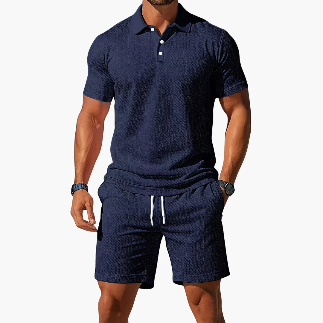 NATHAN™|MEN'S SUMMER POLO SET