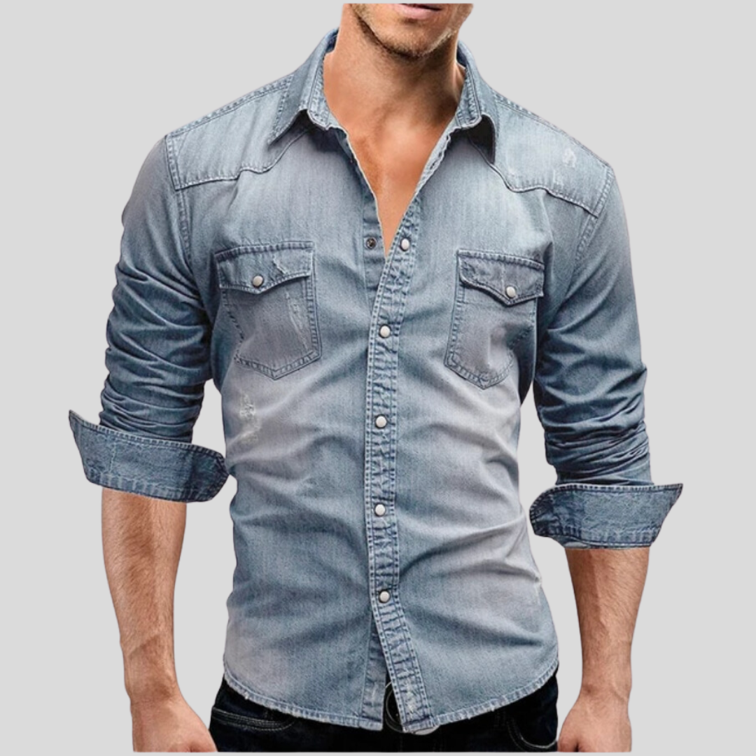 EMILIANO™|MODERN DENIM SHIRT