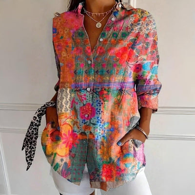 Emerson|Colorful Pattern Blouse