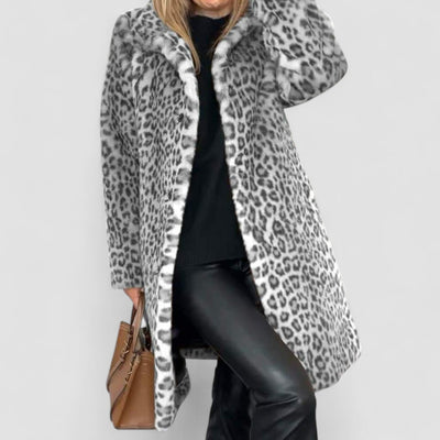 Aliyah - Cosy Leopard Print Jacket