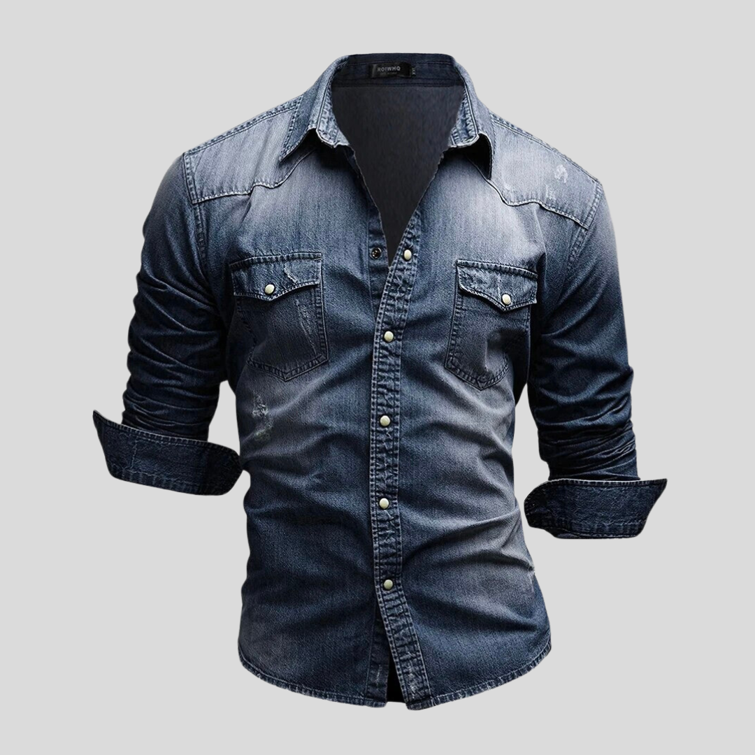 EMILIANO™|MODERN DENIM SHIRT