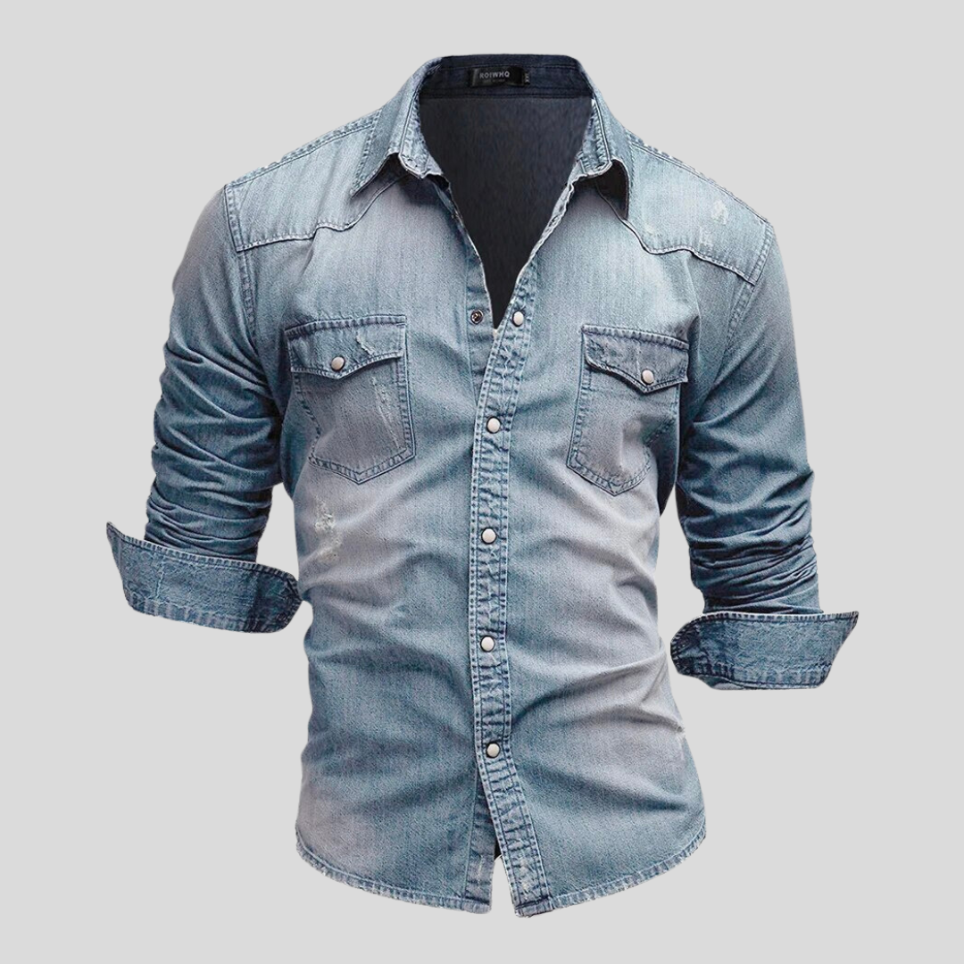 EMILIANO™|MODERN DENIM SHIRT