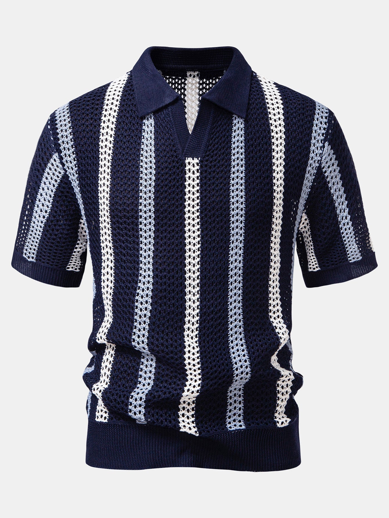 Havana Crochet Polo & Linen Trousers Set