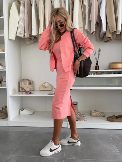 MILENA™|DRESS AND JACKET SET