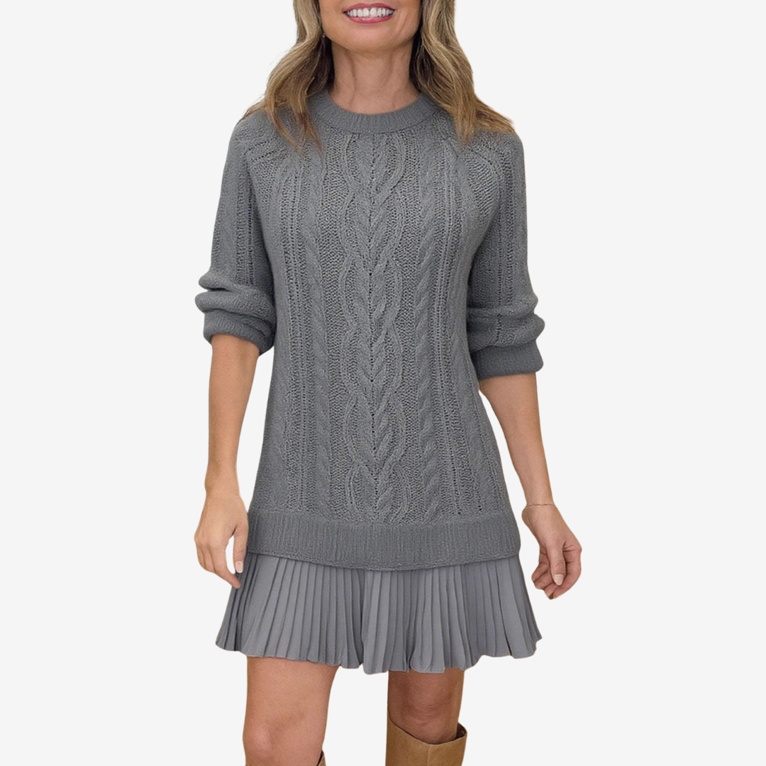 Isolde – Knitted Dress in Fine Knit