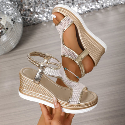 ELISABETTA|ORTHOPEDIC WEDGE SANDALS
