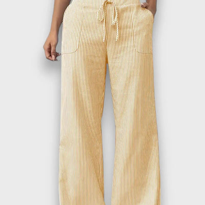 Karina – Trousers with Thin Stripes