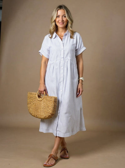 KARI | Fashionable Striped Dress