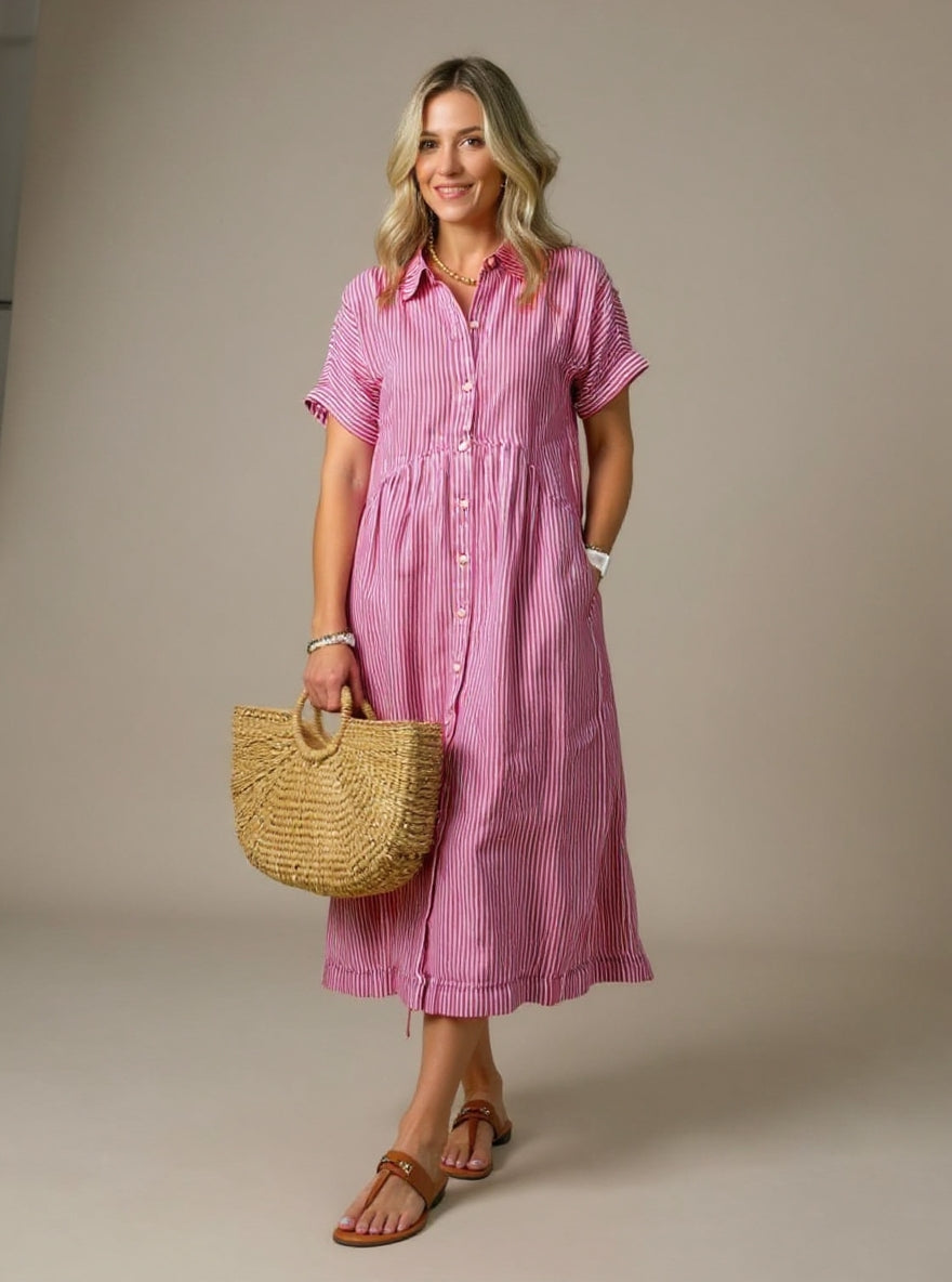 KARI | Fashionable Striped Dress