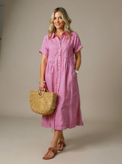 KARI | Fashionable Striped Dress