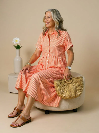 KARI | Fashionable Striped Dress