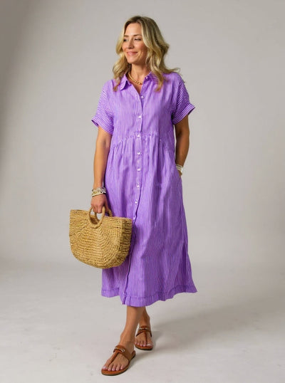 KARI | Fashionable Striped Dress