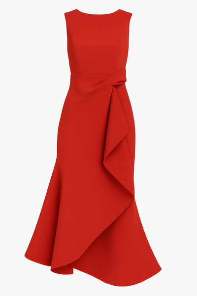 Juliette – Draped Asym Midi