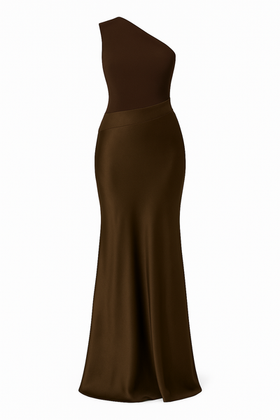 Levana – One-Shoulder Pleated Dress