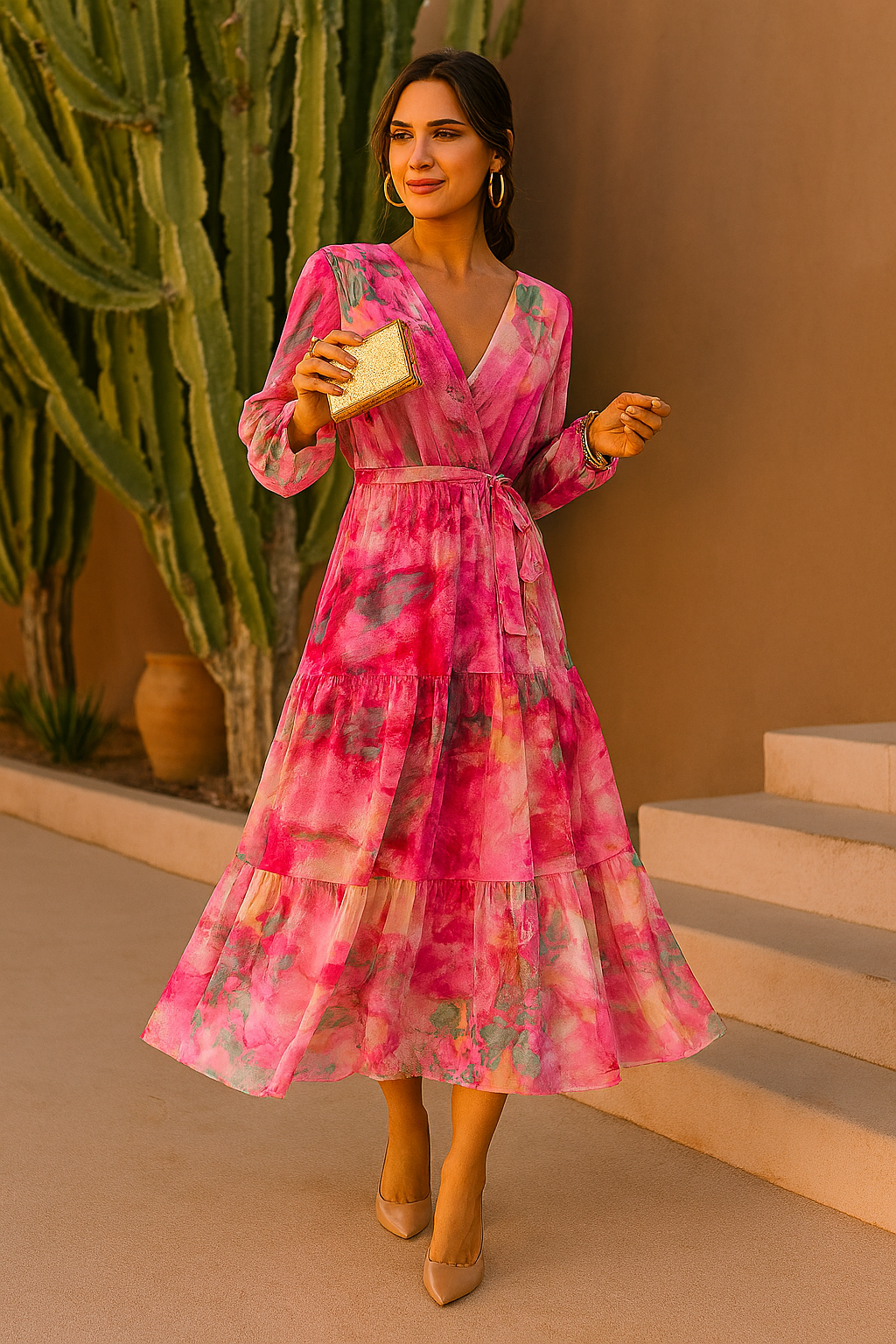 Evelyn – Watercolour Dress