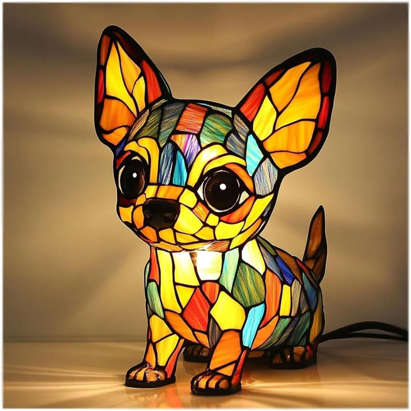Patoune – Magical Lamp for Dogs Made of Colourful Glass