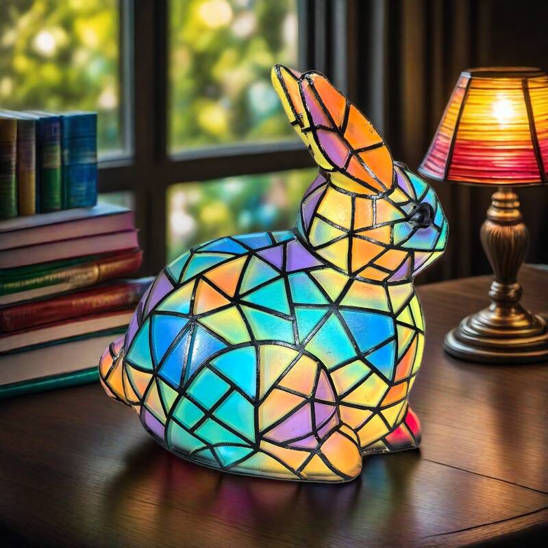 Lapinou – Magical Colourful Glass Lamp