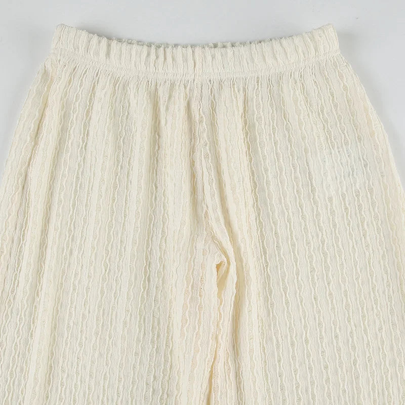 ELIONA Relaxed Knit Trousers