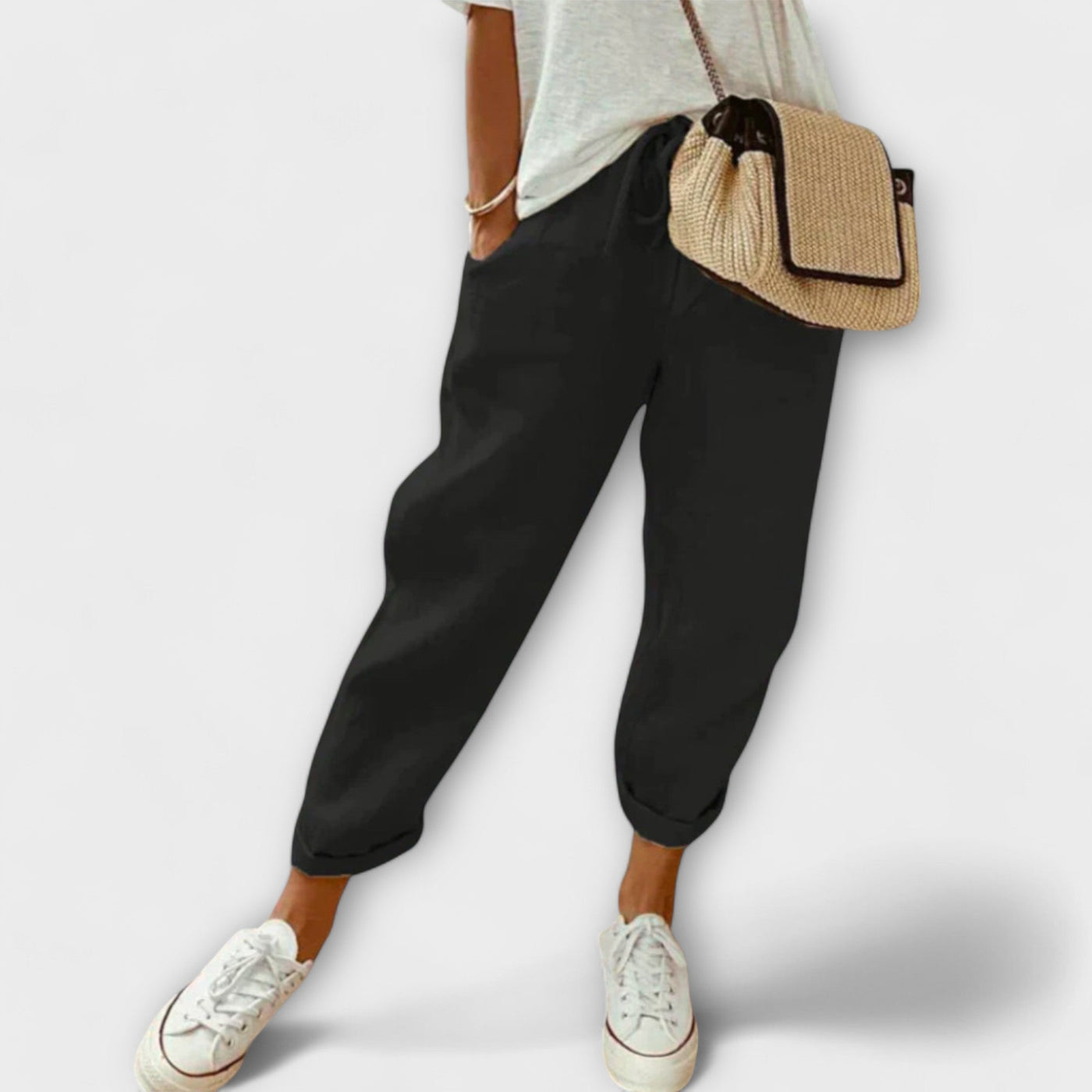 Bibi - Stylish and Casual Linen Trousers