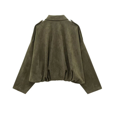 Raya™ Oversized Faux Suede Jacket