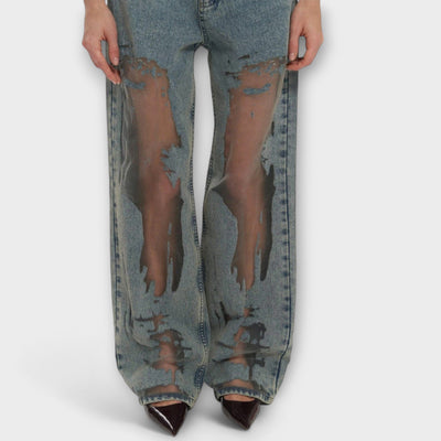 Rayne - Jeans in Transparent Denim Blue Trixie