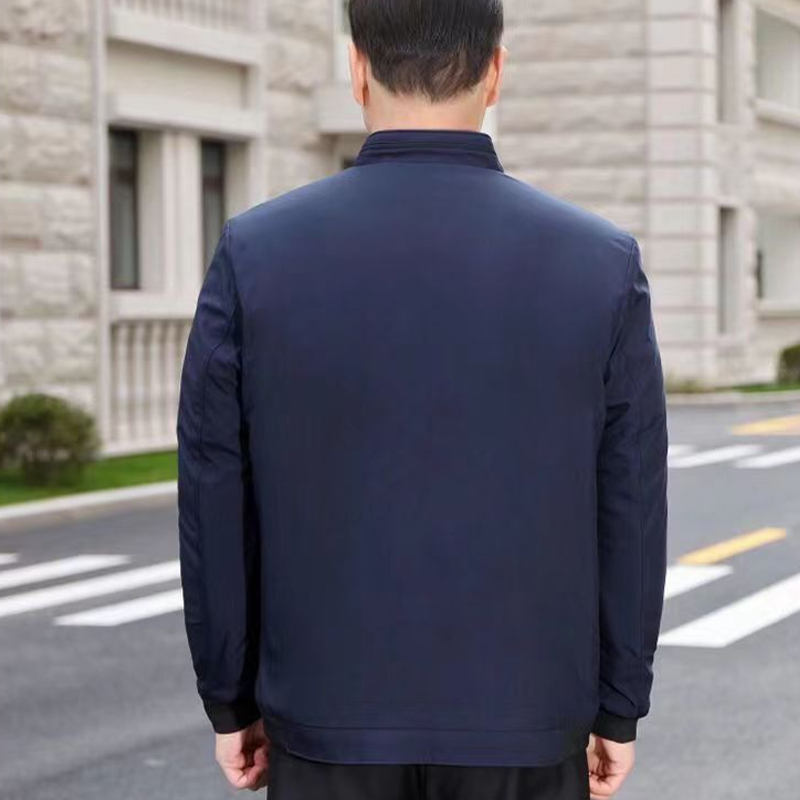 🔥Solid Color, Stand-Up Collar with Zipper and Warm Fleece Jacket