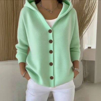 Zulo Cotton Hoodie Cardigan